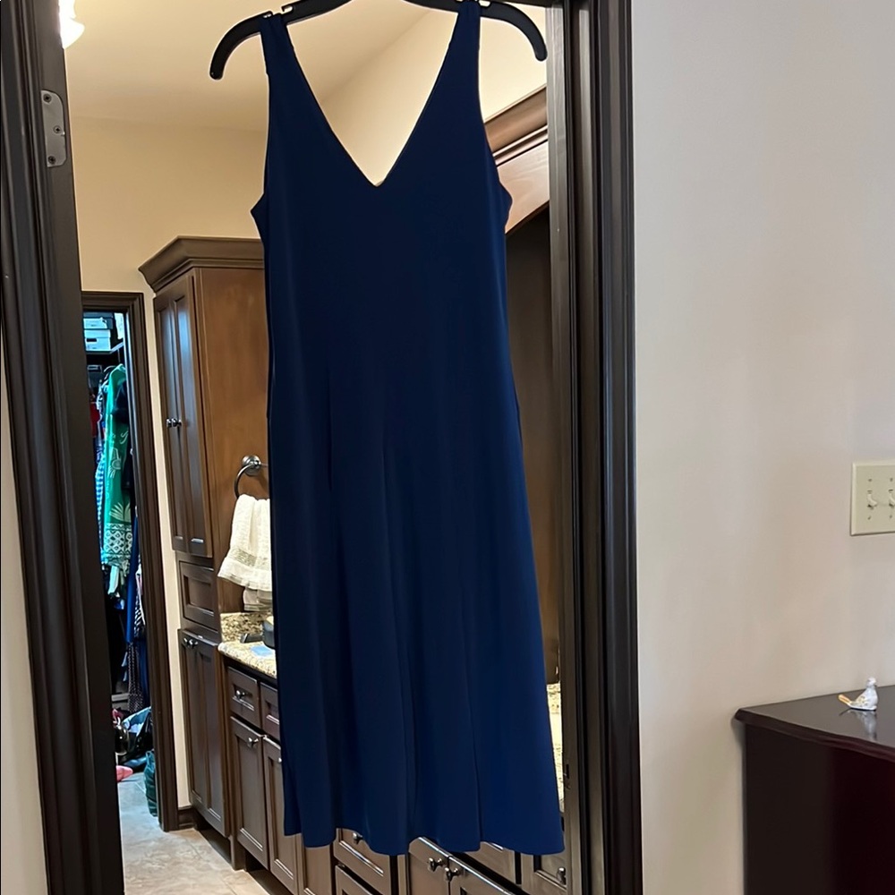 Banana Republic Blue Sleeveless Dress Sz 2